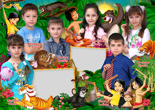 Шаблон 258 для детского сада Русалочка. Medlori fotobook Выпускные альбомы в Липецке Лариса Медведева