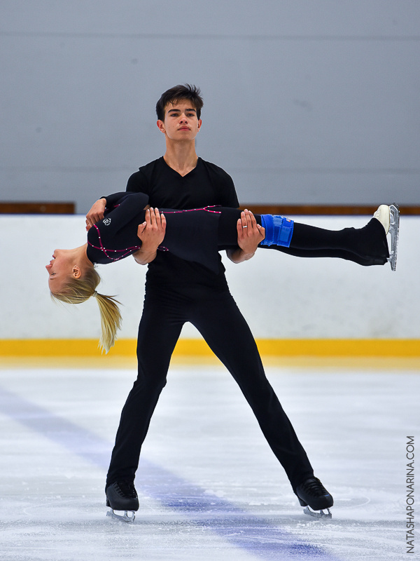 Контрольные прокаты СШОР Звёздный лёд 2020 Пары КП. ФК Фотограф в Санкт-Петербурге Наталья Понарина