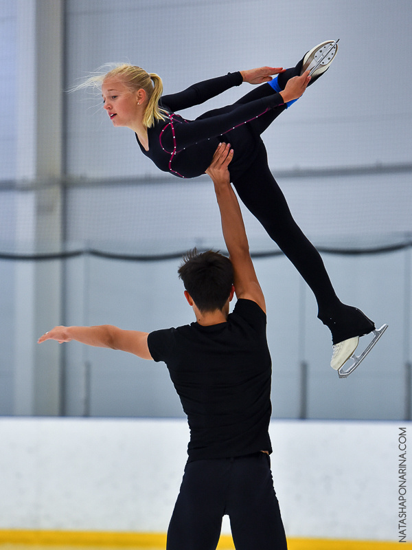 Контрольные прокаты СШОР Звёздный лёд 2020 Пары КП. ФК Фотограф в Санкт-Петербурге Наталья Понарина