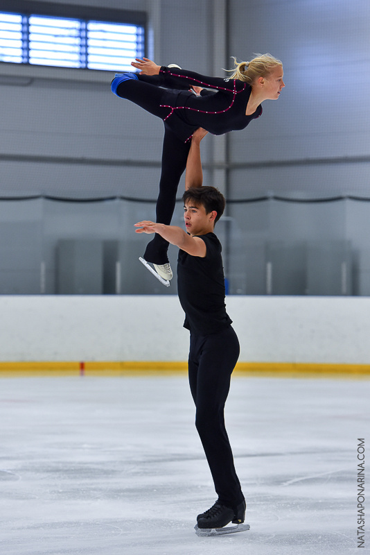 Контрольные прокаты СШОР Звёздный лёд 2020 Пары КП. ФК Фотограф в Санкт-Петербурге Наталья Понарина
