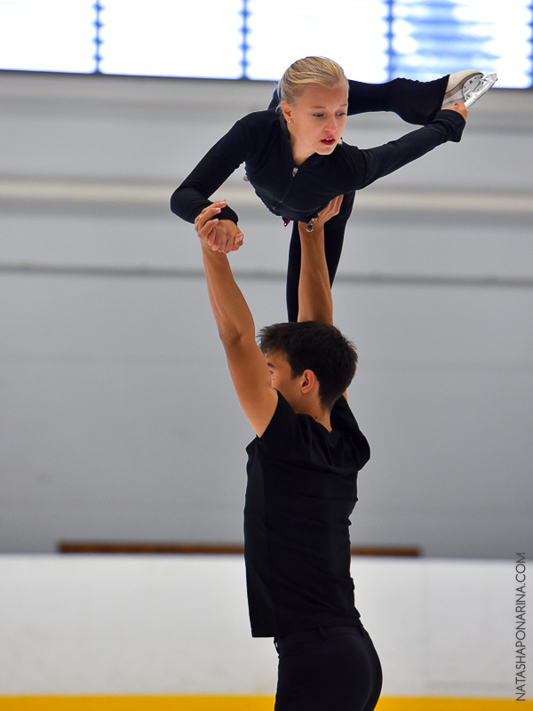 Контрольные прокаты СШОР Звёздный лёд 2020 Пары КП. ФК Фотограф в Санкт-Петербурге Наталья Понарина