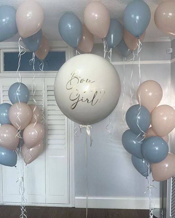Gender balloons. Balloons and decorations in Serbia. Delivery 24/7