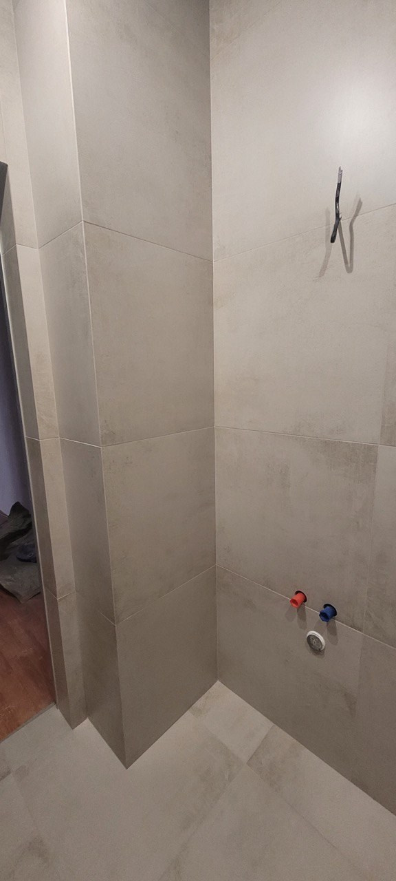 Ванная комната (ул. Фучика д. 78). Ремонт санузла, туалета, ванной под ключ в Казани. Укладка плитки