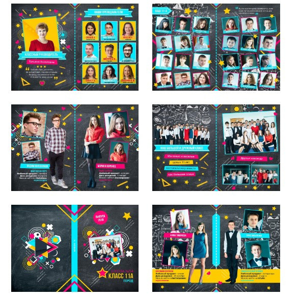 Выпускной фотоальбом класса. Выпускные фотоальбомы и папки для школ и садиков в Челябинске