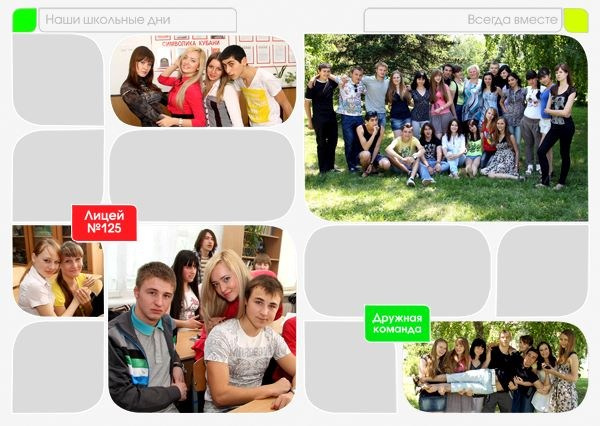 Шаблон 53 дизайн «Лепестки» Старшая&nbsp;школа, лицей.&nbsp;