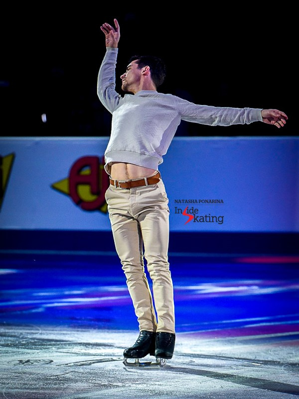 Javier Fernandez ECH 2019 Gala. Russian figure skating photographer from Saint-Petersburg