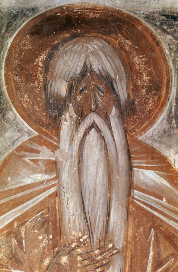 Столпник. Ц. Спаса Преображения на Ильине улице. Феофан Грек. 1374г