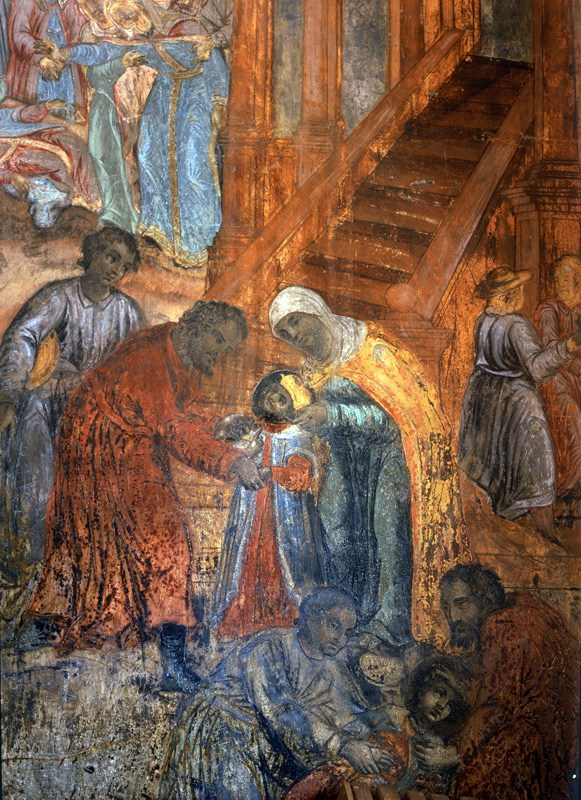 Фреска из ц-ви Царевича Дмитрия "на крови" в кремле