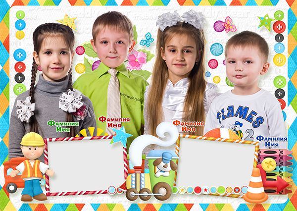 Шаблон 233 для детского сада «Мой любимый детский сад». Medlori fotobook Выпускные альбомы в Липецке Лариса Медведева
