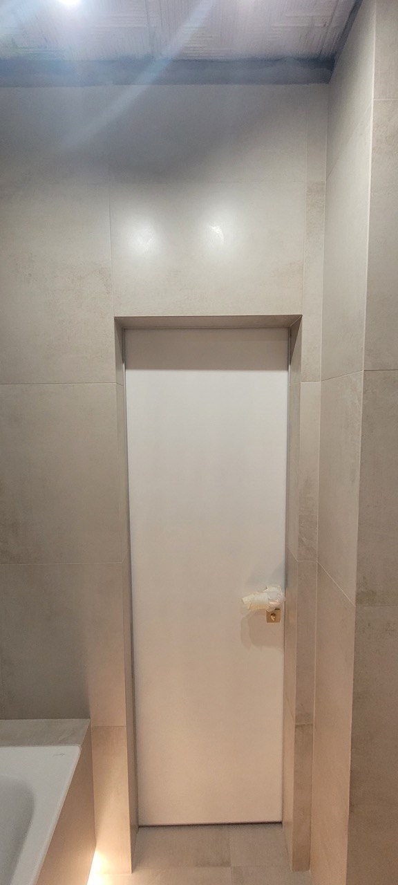 Ванная комната (ул. Фучика д. 78). Ремонт санузла, туалета, ванной под ключ в Казани. Укладка плитки