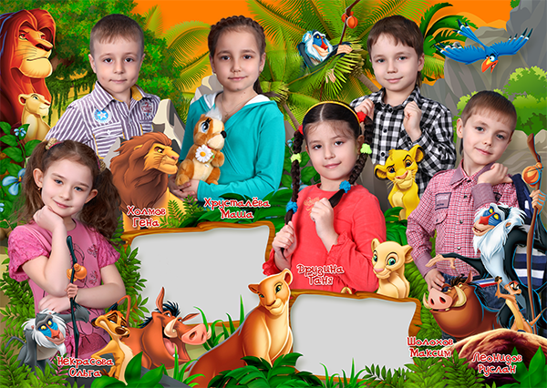 Шаблон 258 для детского сада Русалочка. Medlori fotobook Выпускные альбомы в Липецке Лариса Медведева