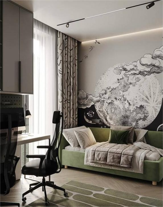 Атмосферный дом для семьи с двумя детьми. Дизайнер интерьера