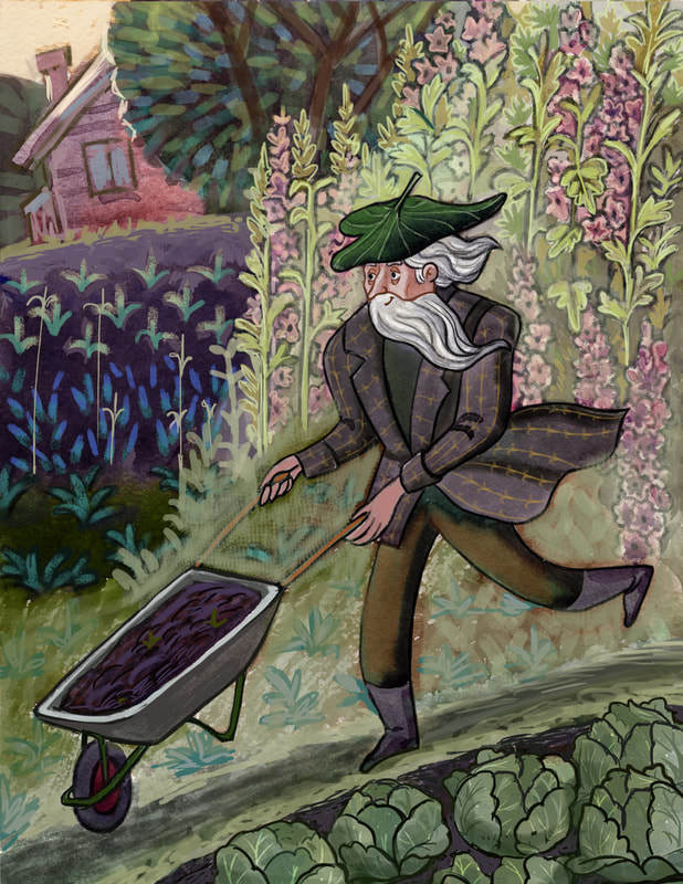 Wizard's granddaughter. Анна Гантимурова иллюстратор, театральный видеохудожник мультипликатор