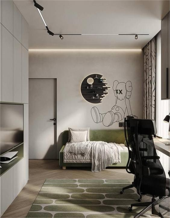 Атмосферный дом для семьи с двумя детьми. Дизайнер интерьера