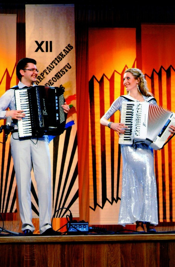 Аккордеонист Мирослав Лелюх