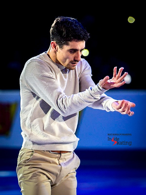 Javier Fernandez ECH 2019 Gala. Russian figure skating photographer from Saint-Petersburg