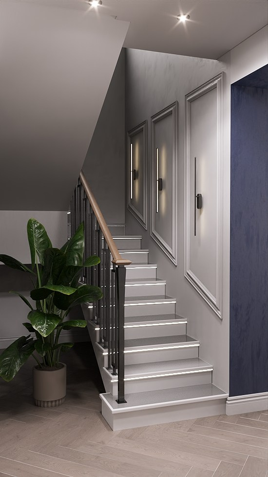 Лесной остров 160 м². БК студия дизайна интерьера