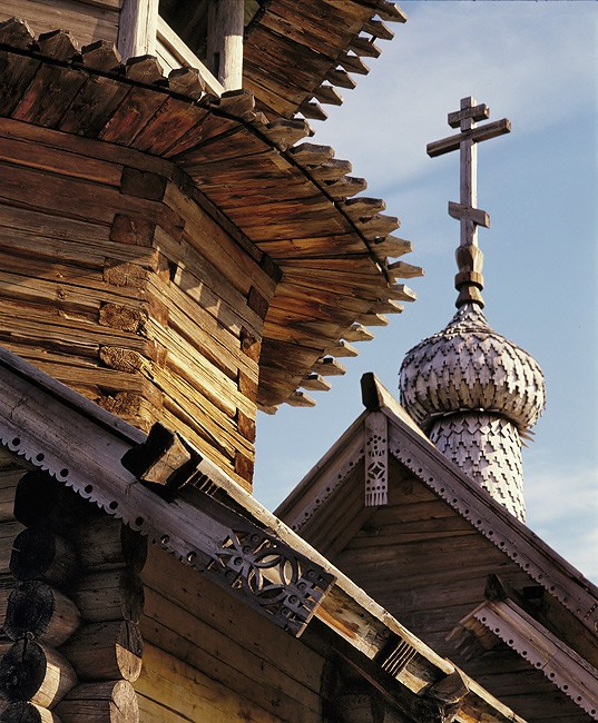 Фрагмент часовни Архангела Михаила из дер. Леликозеро. 17-18 вв