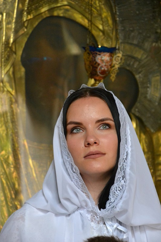 Посещение церкви. Дети. Fotounata.ru