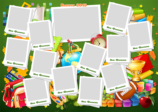 Шаблон 295 Начальная школа.  «Я первоклассник». Medlori fotobook Выпускные альбомы в Липецке Лариса Медведева