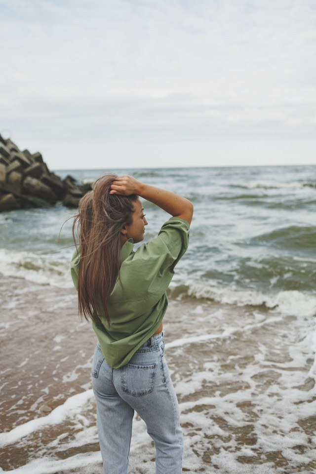 Екатерина. Пляж Наука. Фотограф в Дагестане Кира Молькова