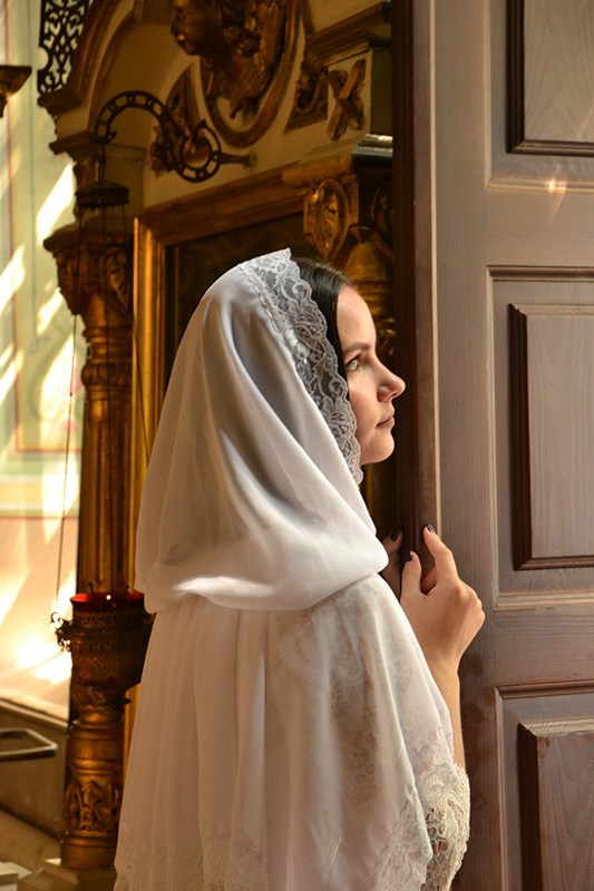 Посещение церкви. Дети. Fotounata.ru