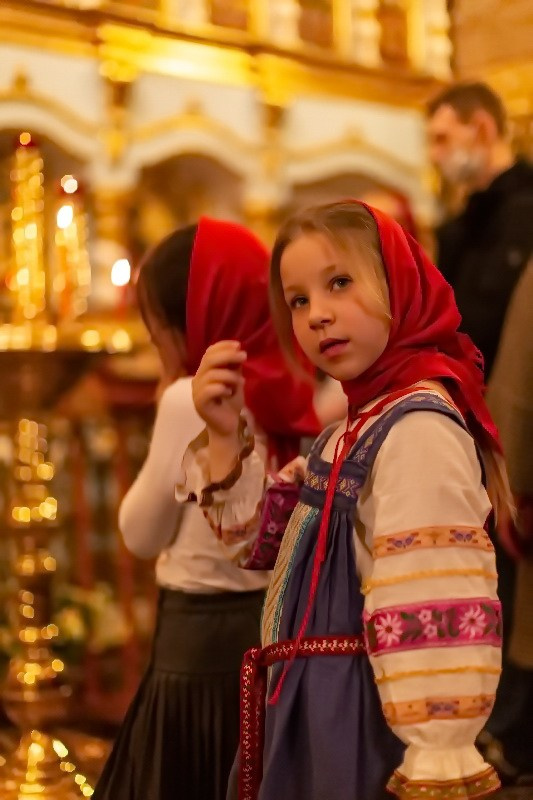 Пасха в Храме Успения Пресвятой Богородицы в Путинках (2 мая 2021 г.). Фотограф Наталья Угрюмова, г. Москва