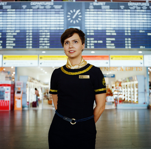 Flight Attendants for Ogoniok magazine