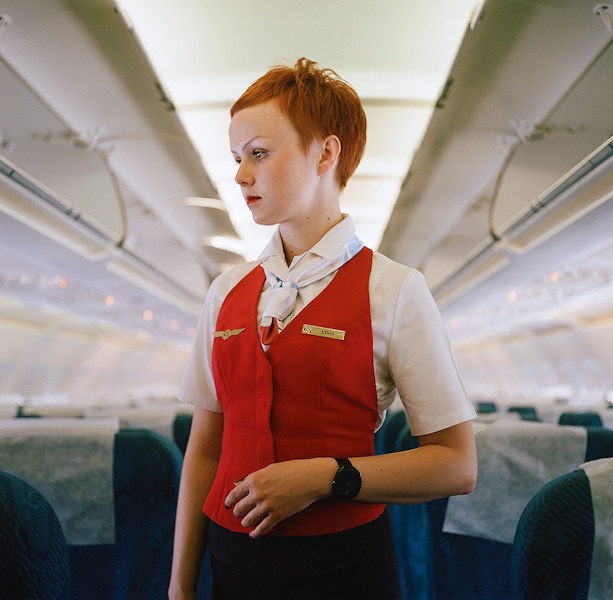Flight Attendants for Ogoniok magazine. Petr Antonov
