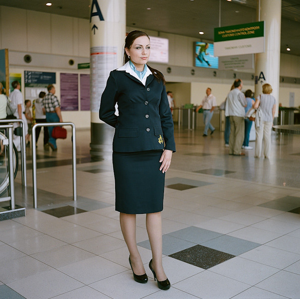 Flight Attendants for Ogoniok magazine. Petr Antonov