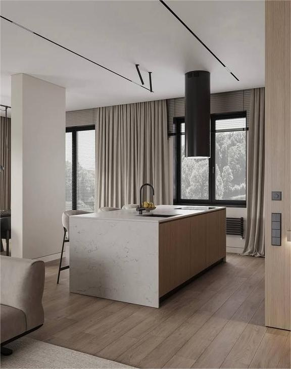 Одноэтажный дом под Ворсмой для заказчика с ограниченными возможностями. Дизайнер интерьера