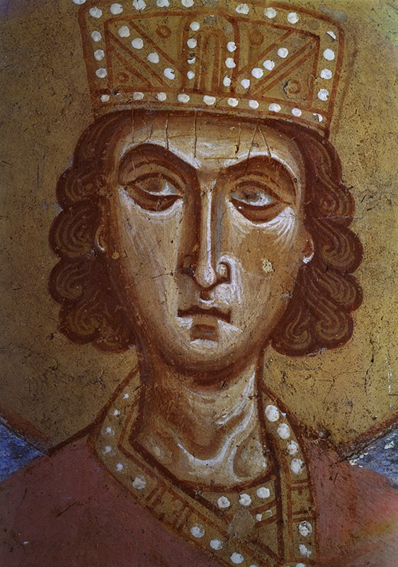 Фреска в Георгиевском соборе. 12 век