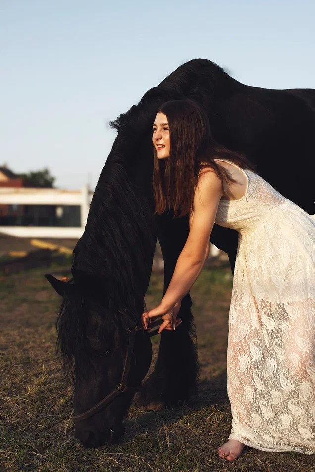 Съёмка с лошадью — Хэппи, Марина и Лера. Фотосессии с лошадьми и вашими питомцами Сергиев Посад