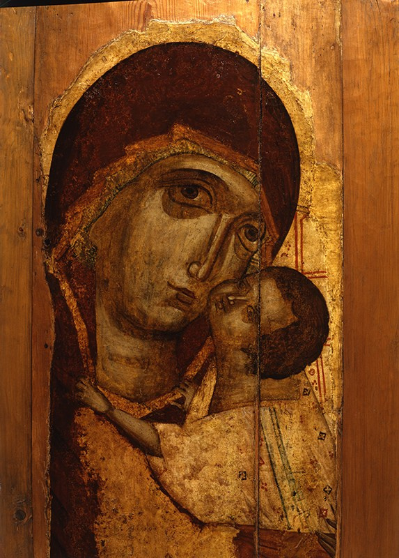 Икона Богоматерь Толгская, XIV-XV вв из Спасо-Прилуцкого монастыря