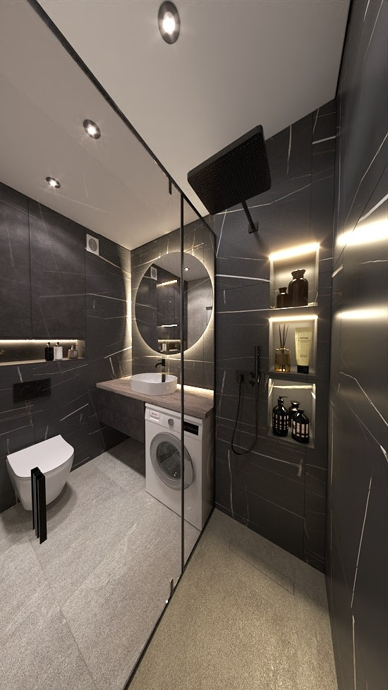 Г. Екатеринбург ЖК Repin Towers 45 м². БК студия дизайна интерьера