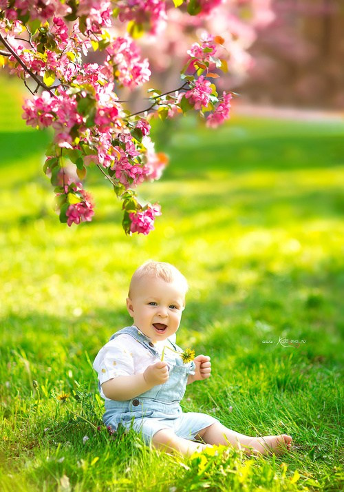 Один раз в год сады цветут. Детский и семейный фотограф в Москве Катерина Орлова