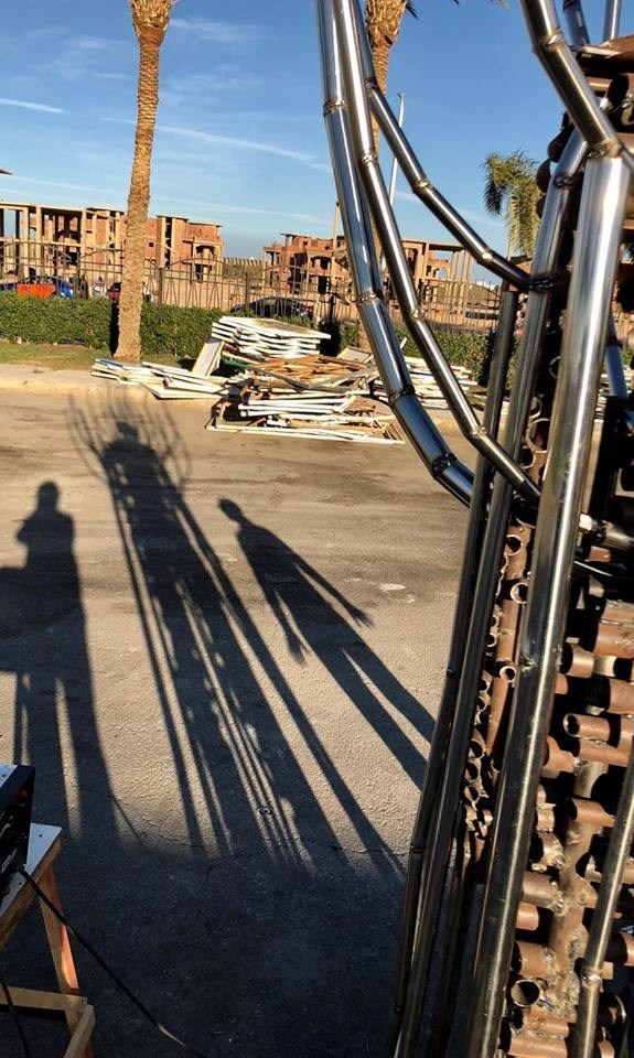 Человек дерево / Египет/ Хургада / 2018. Художник — скульптор Антонина Фатхуллина