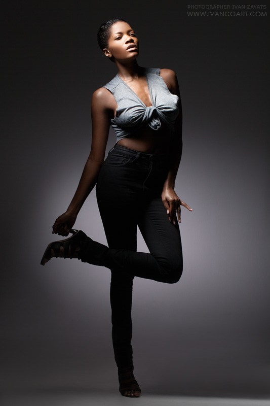 Model tests photo shoot in Minsk