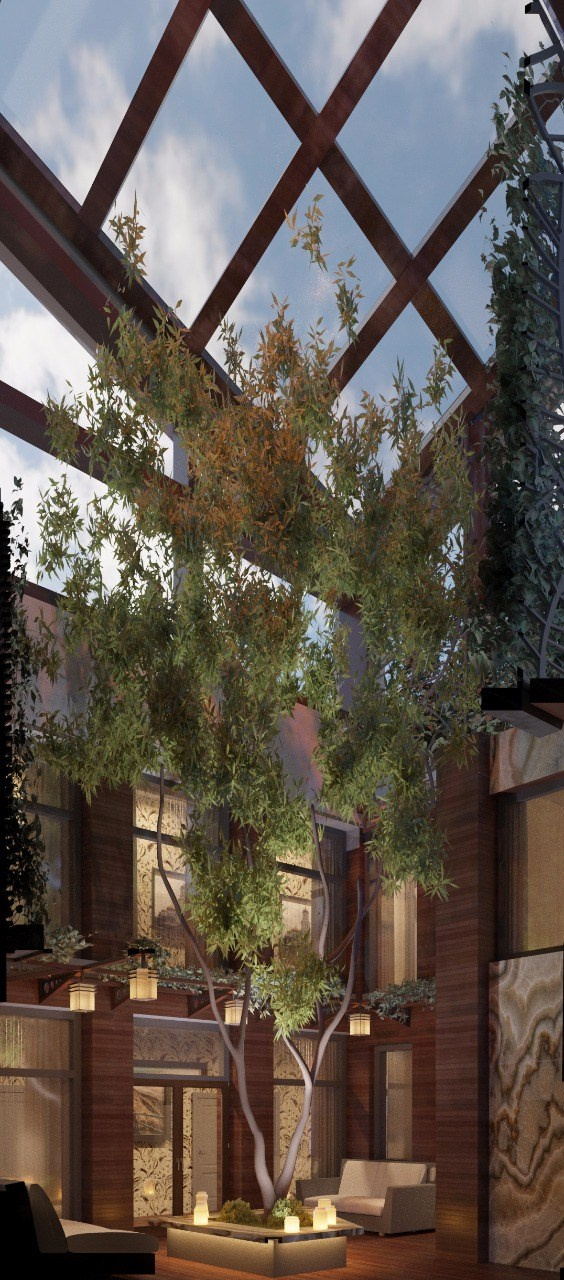 Проект частного дома в Москве в поселке художников