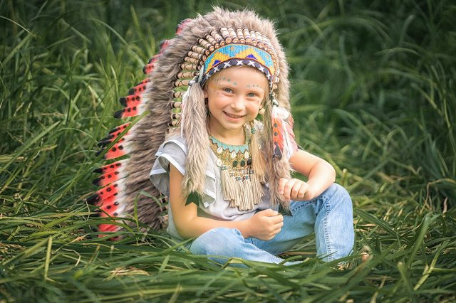 Творческая съёмка в стиле «СОВРЕМЕННЫЕ ИНДЕЙЦЫ»