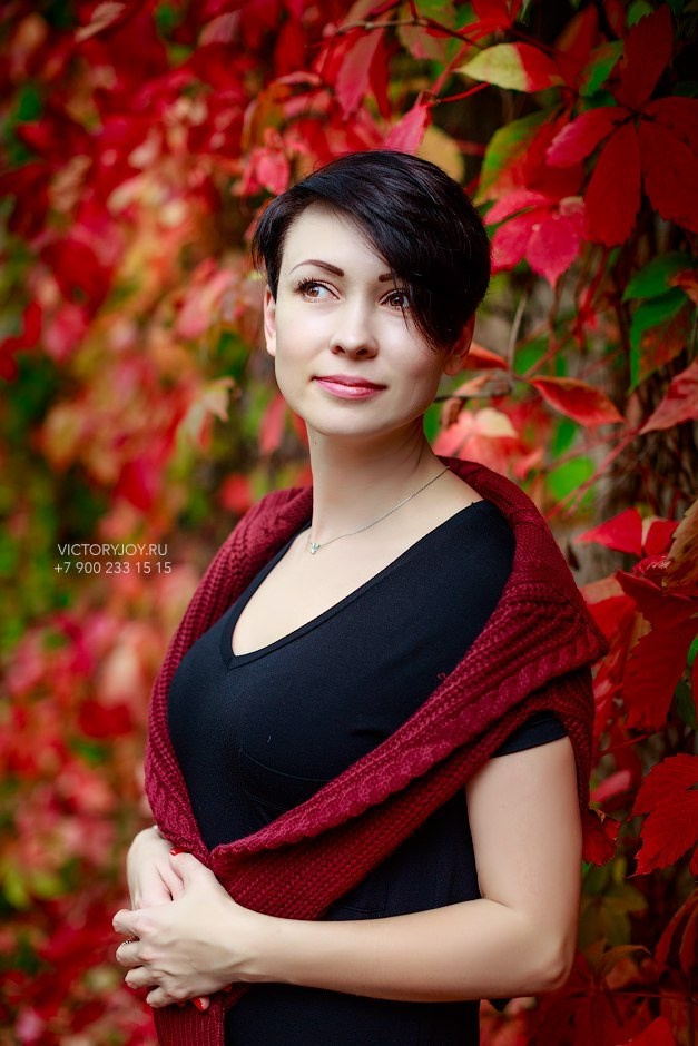 Портретный фотограф осенью в Сочи. Красиво