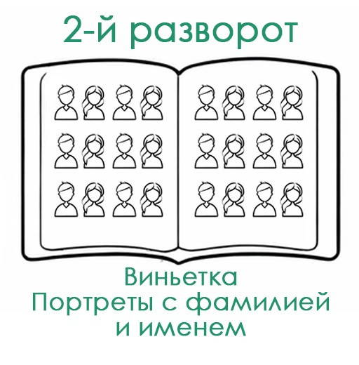 СШ. Альбом 8-О. Арт.№ 80. 2026. Выпускные альбомы для школ и детсадов в Тюмени | Фотофикус