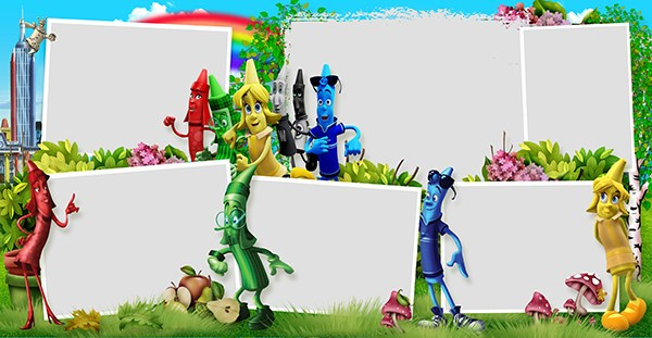 № 0266 По следам мультфильмов. Часть 2. Medlori fotobook Выпускные альбомы в Липецке Лариса Медведева