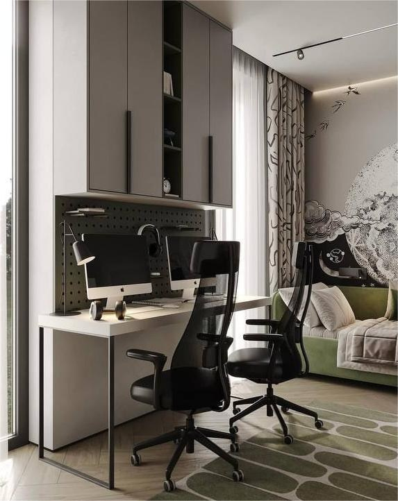 Атмосферный дом для семьи с двумя детьми. Дизайнер интерьера