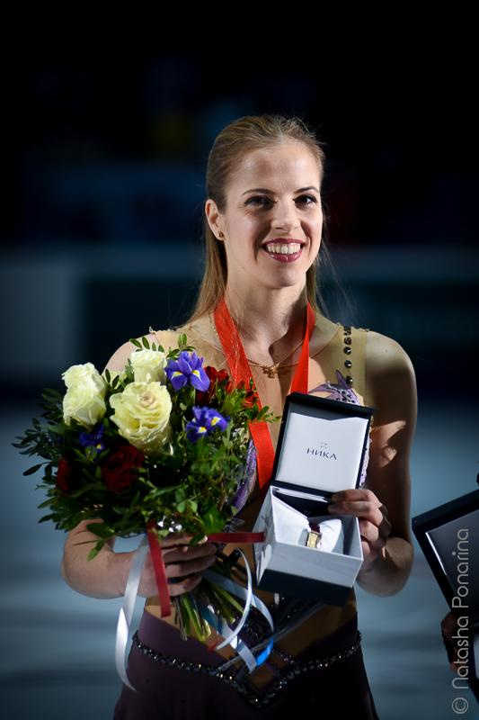 Каролина Костнер. Награждение Rostelecom cup 2017. ФК Фотограф в Санкт-Петербурге Наталья Понарина