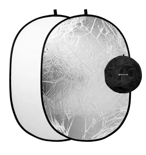 Отражатель ростовой 2 в 1 (серебро/белый, 170×110 см)