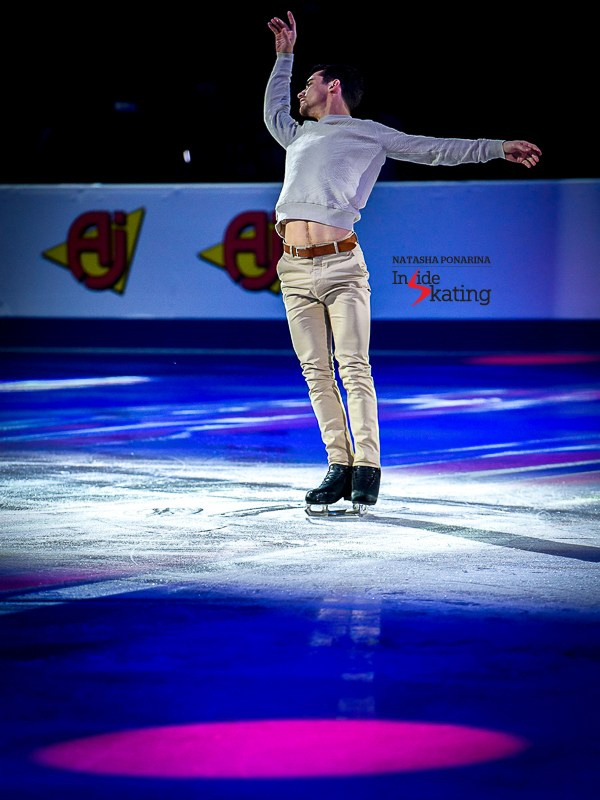 Javier Fernandez ECH 2019 Gala. Russian figure skating photographer from Saint-Petersburg