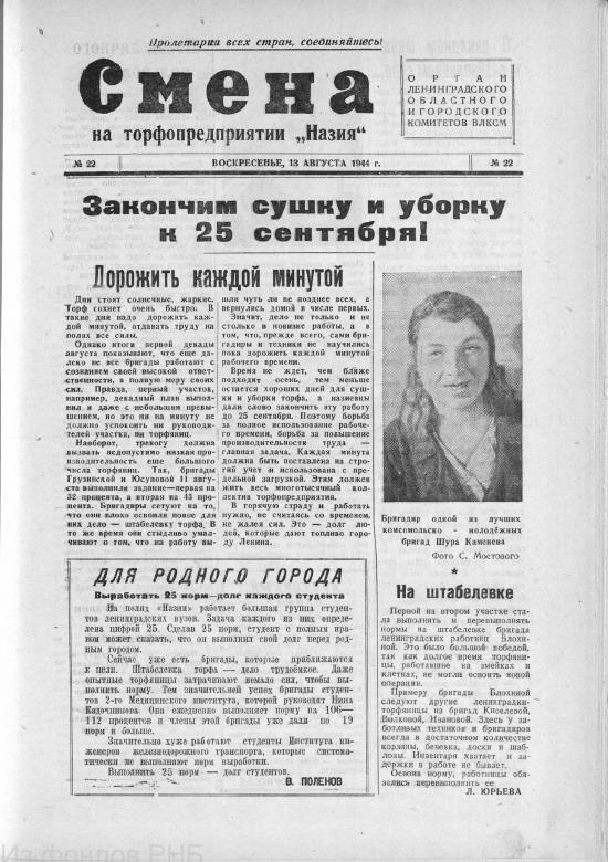 Выпуск № 22. История Назиевского городского поселения