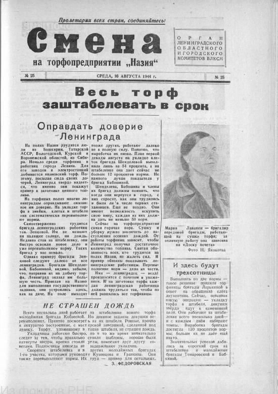 Выпуск № 25. История Назиевского городского поселения