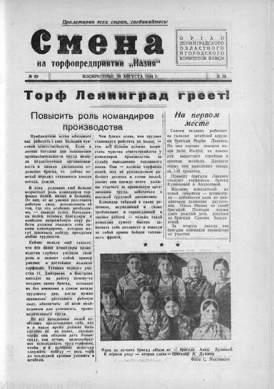 Выпуск № 29. История Назиевского городского поселения